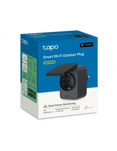 Enchufe inteligente wifi tp - link tapo p410m para exterior