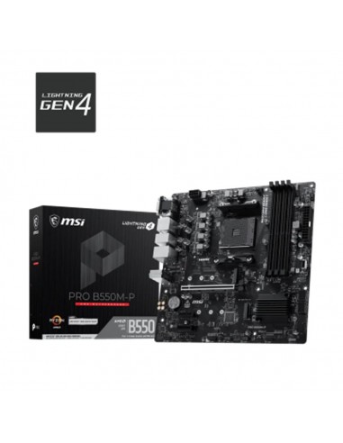 Placa base msi b550m - p matx am4 - 4x ddr4