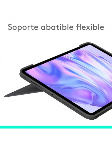 Funda logitech combo touch para con teclado para ipad pro m4 11 pulgadas grafito