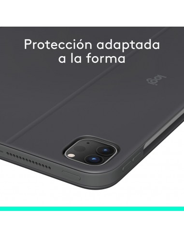 Funda logitech combo touch para con teclado para ipad pro m4 11 pulgadas grafito