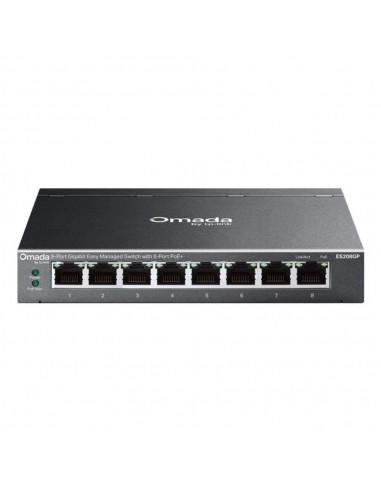 Switch tp - link omada es208gp 8 puertos