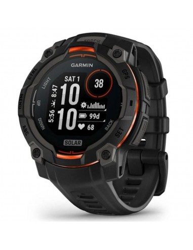 Smartwatch garmin instinct 3 solar 45mm negro - naranja