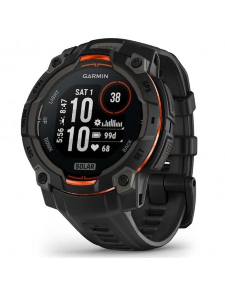 Smartwatch garmin instinct 3 solar 45mm negro - naranja
