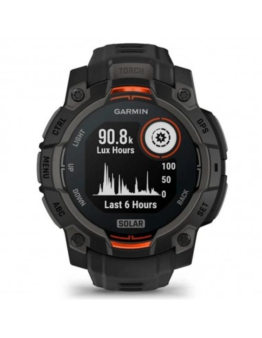 Smartwatch garmin instinct 3 solar 45mm negro - naranja