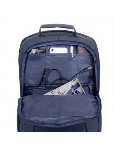 Mochila rivacase 8460 tegel eco para portatil 17.3 pulgadas azul oscuro