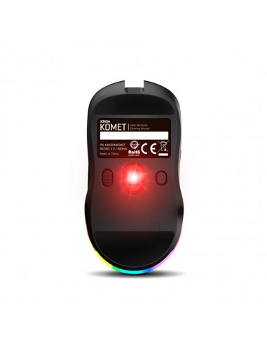 Raton inalambrico gaming krom komet rgb negro