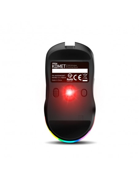 Raton inalambrico gaming krom komet rgb negro Raton inalambrico gaming krom komet rgb negro