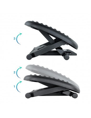 Reposapies tooq ajustable confort negro