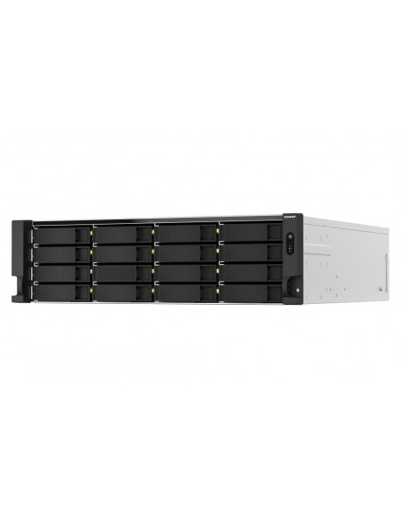 Servidor nas qnap ts - h2287xu - rp - e2378 - 64g 22 bahias 3u rack 64gb