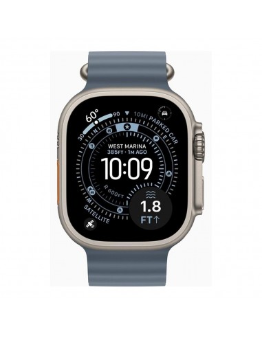 Smartwatch apple watch ultra 3&nbsp;gps + cellular&nbsp;49mm&nbsp;natural titanium case anchor blue ocean band