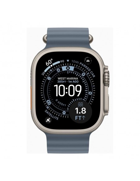 Smartwatch apple watch ultra 3&nbsp;gps + cellular&nbsp;49mm&nbsp;natural titanium case anchor blue ocean band