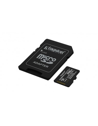 Tarjeta memoria micro secure digital sdxc 256gb kingston canvas select plus clase 10 uhs - 1 + adaptador sd