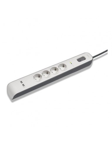 Regleta alimentacion belkin bsv401vf2m - v2 4 tomas 2xusb proteccion sobretension cable 2m