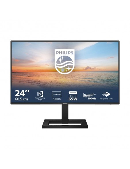 Monitor led 24 pulgadas philips 24e1n1300ae - 00 ips - fhd - hdmi - 100hz - 1ms - vesa 100x100
