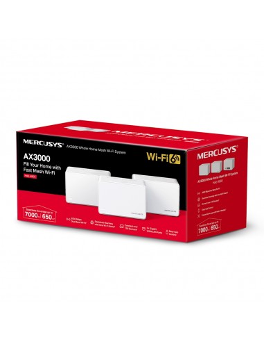 Punto de acceso mercusys halo h80x 3 - pack