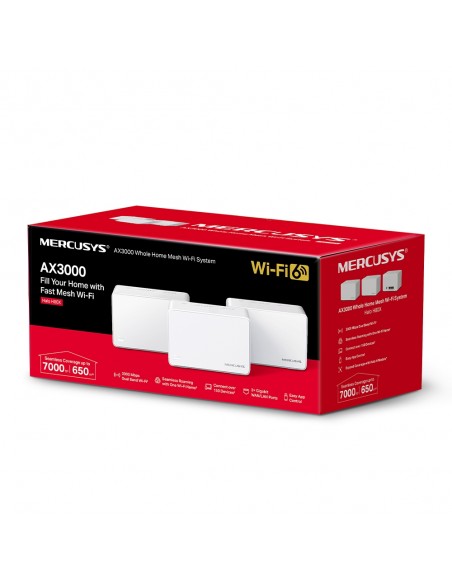 Punto de acceso mercusys halo h80x 3 - pack Punto de acceso mercusys halo h80x 3 - pack