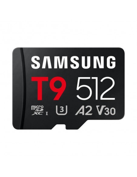 Tarjeta memoria micro sd samsung 512gb sdxc t9 clase10 u3 v30 a2