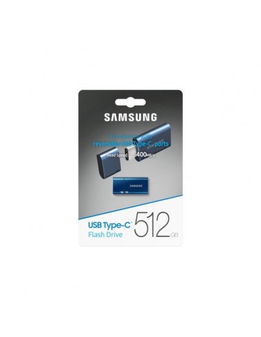 Memoria usb samsung usb tipo c 512gb azul
