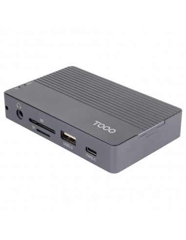Carcasa disco duro tooq tqe - 2242g para ssd m.2 + hub 11 en 1