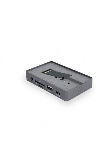 Carcasa disco duro tooq tqe - 2242g para ssd m.2 + hub 11 en 1