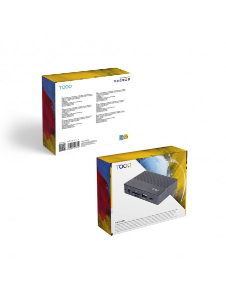 Carcasa disco duro tooq tqe - 2242g para ssd m.2 + hub 11 en 1 Carcasa disco duro tooq tqe - 2242g para ssd m.2 + hub 11 en 1