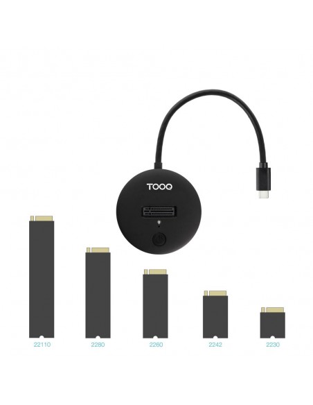 Docking station tooq usb tipo c para ssd m.2 Docking station tooq usb tipo c para ssd m.2