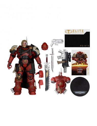 Figura mcfarlane toys warhammer 40k dawn of war 4 captain cyrus elite edition 18cm