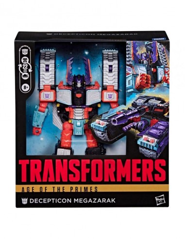 Figura hasbro transformers age of the primes decepticon megazarak
