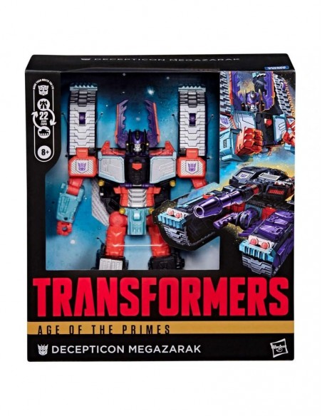 Figura hasbro transformers age of the primes decepticon megazarak