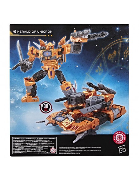 Figura hasbro transformers age of the primes herald of unicron