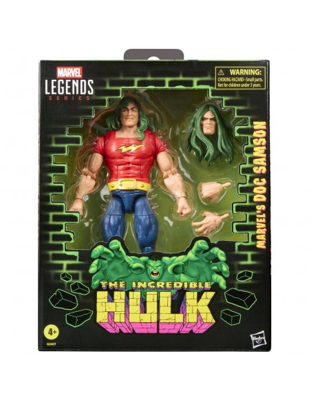 Figura hasbro marvel legends series the incredible hulk marvel's doc samson