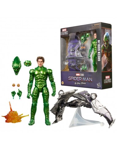 Figura hasbro marvel legends series spider - man no way home green goblin