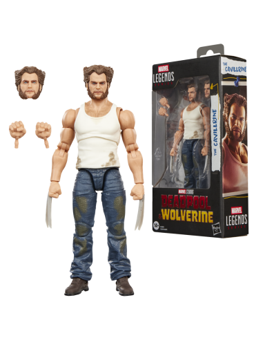Figura hasbro marvel legends series deadpool & wolverine the cavillrine