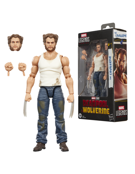 Figura hasbro marvel legends series deadpool & wolverine the cavillrine