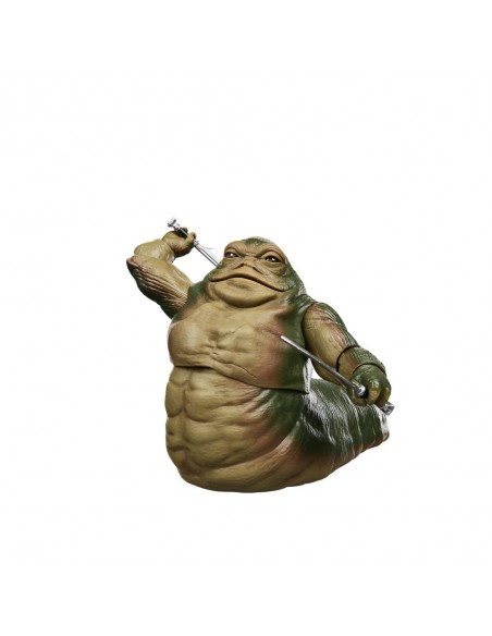 Figura hasbro star wars the black series the mandalorian and grogu rotta the hutt