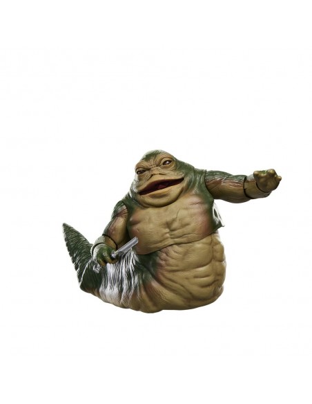 Figura hasbro star wars the black series the mandalorian and grogu rotta the hutt