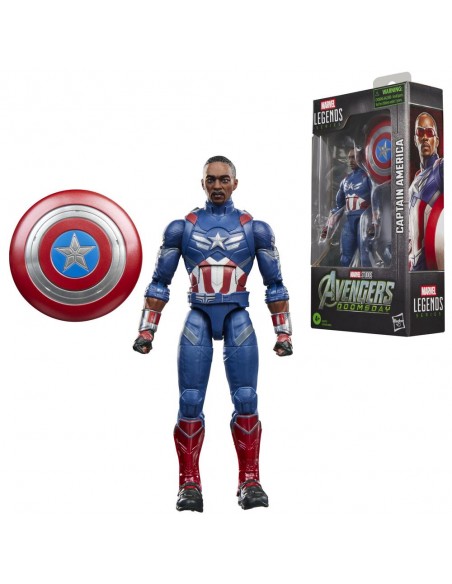Figura hasbro marvel legends series avengers doomsday captain america