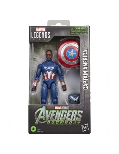 Figura hasbro marvel legends series avengers doomsday captain america