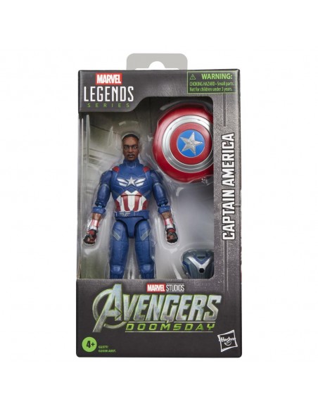 Figura hasbro marvel legends series avengers doomsday captain america