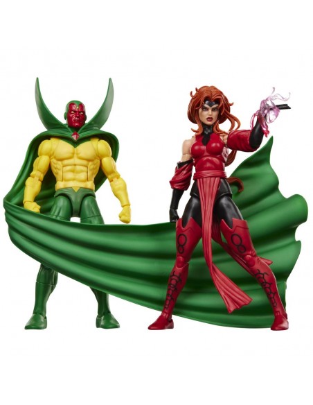 Pack 2 figuras marvel legends series earth's mightiest heroes avengers vision & scarlet witch Pack 2 figuras marvel legends series earth's mightiest heroes avengers vision & scarlet witch