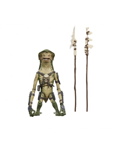 Figura hasbro star wars the mandalorian and grogu amani guard