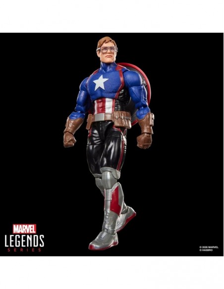 Figura hasbro marvel legends series x magic: the gathering capitan america