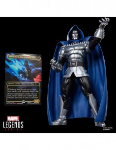 Figura hasbro marvel legends series x magic: the gathering dr. doom 2099