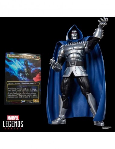 Figura hasbro marvel legends series x magic: the gathering dr. doom 2099