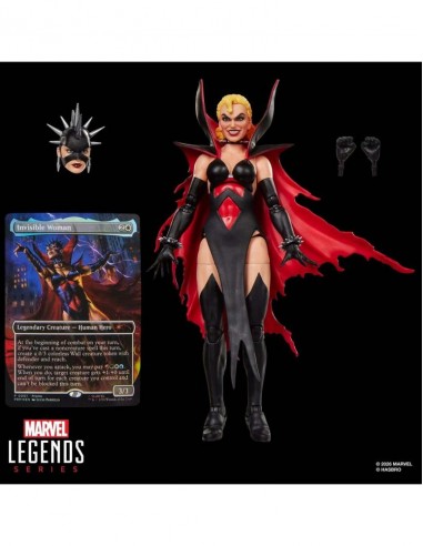 Figura hasbro marvel legends series x magic: the gathering malice (sue storm)