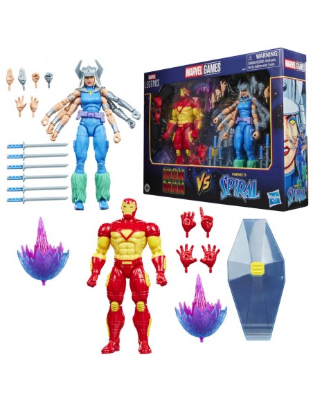 Figura hasbro marvel legends series iron man vs marvel's spiral Figura hasbro marvel legends series iron man vs marvel's spiral
