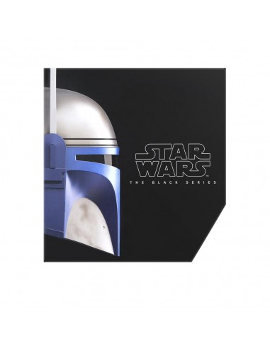 Réplica casco electrónico hasbro star wars the black series jango fett