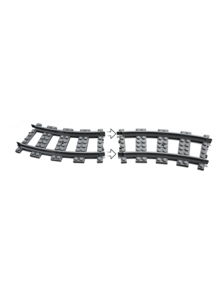 Lego vías - cambios de agujas Lego vías - cambios de agujas