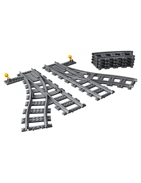 Lego vías - cambios de agujas Lego vías - cambios de agujas