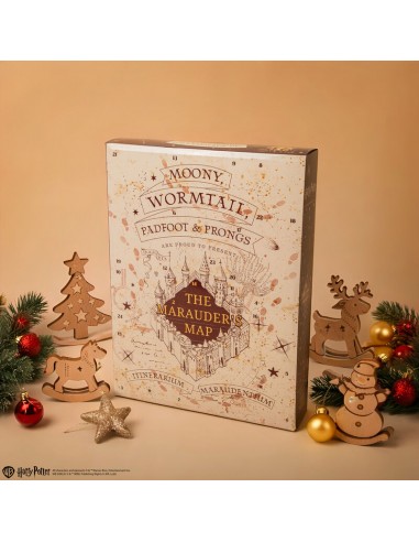 Calendario de adviento cinereplicas harry potter mapa del merodeador